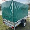 Plandeka do przyczepy Zasław kolor zielony.