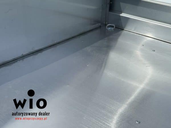 Przyczepka samochodowa aluminiowa skrzynia załadunkowa Zasław 205SU AGRO line.